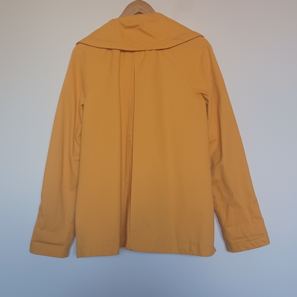 Zara Bright Yellow Cotton Spring/Fall Jacket - Picture 6 of 13